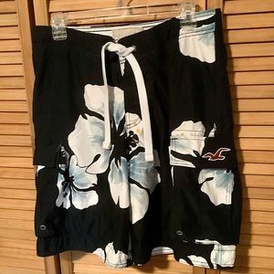 Hollister mens/boys size 30w swim trunks board shorts